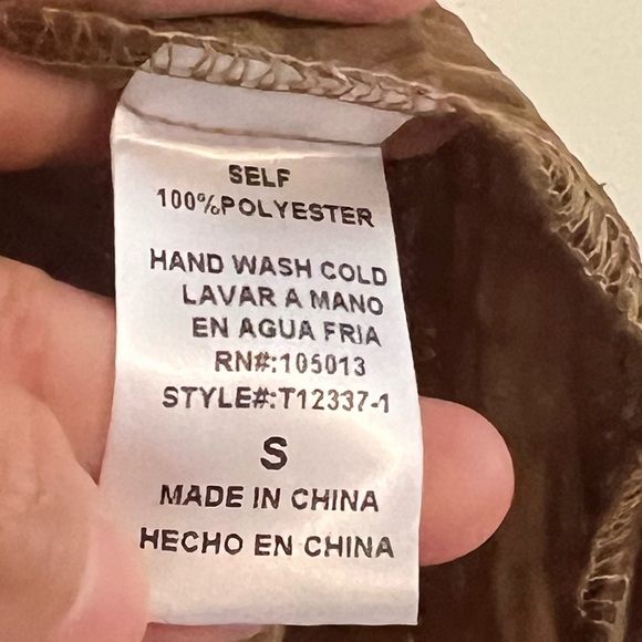 ANDREE BY UNIT Women Brown Button Down Shirt Seersucker Textured Business Casual - Picture 5 of 14